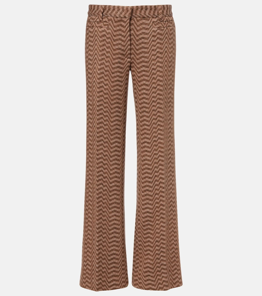 Missoni - Zigzag low-rise bootcut pants