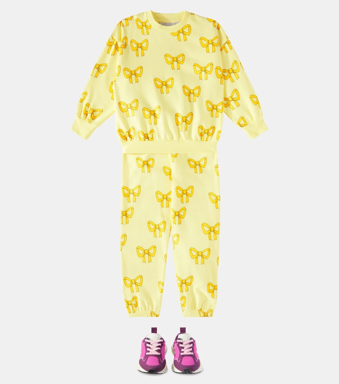 Mini Rodini - Bow cotton jersey sweatpants