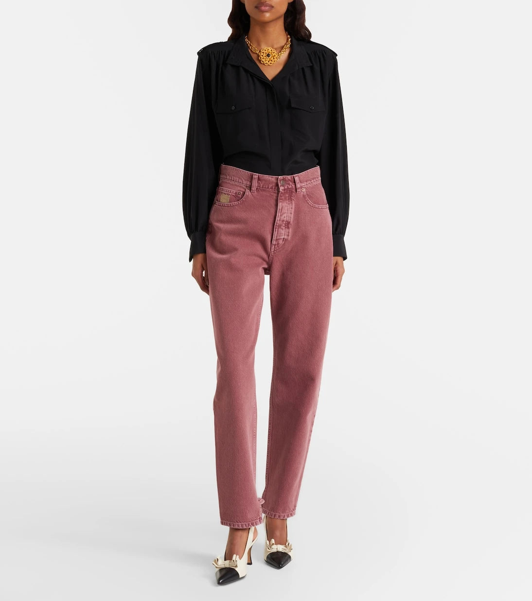 Chloé - Mid-rise straight jeans