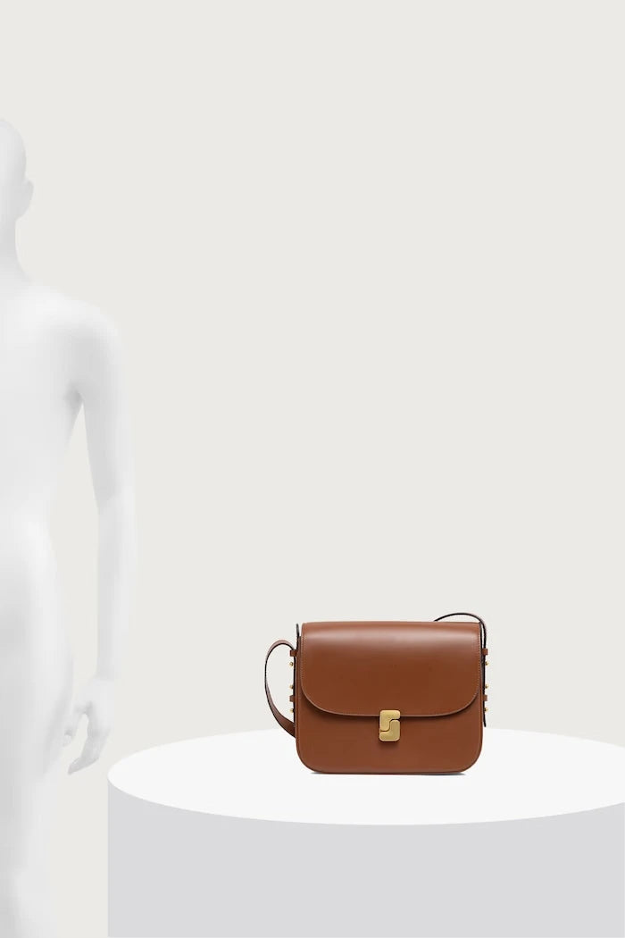 BELLISSIMA MAXI deri kadın crossbody çanta