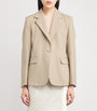 Weekend Max Mara Beige Virgin Wool Blazer