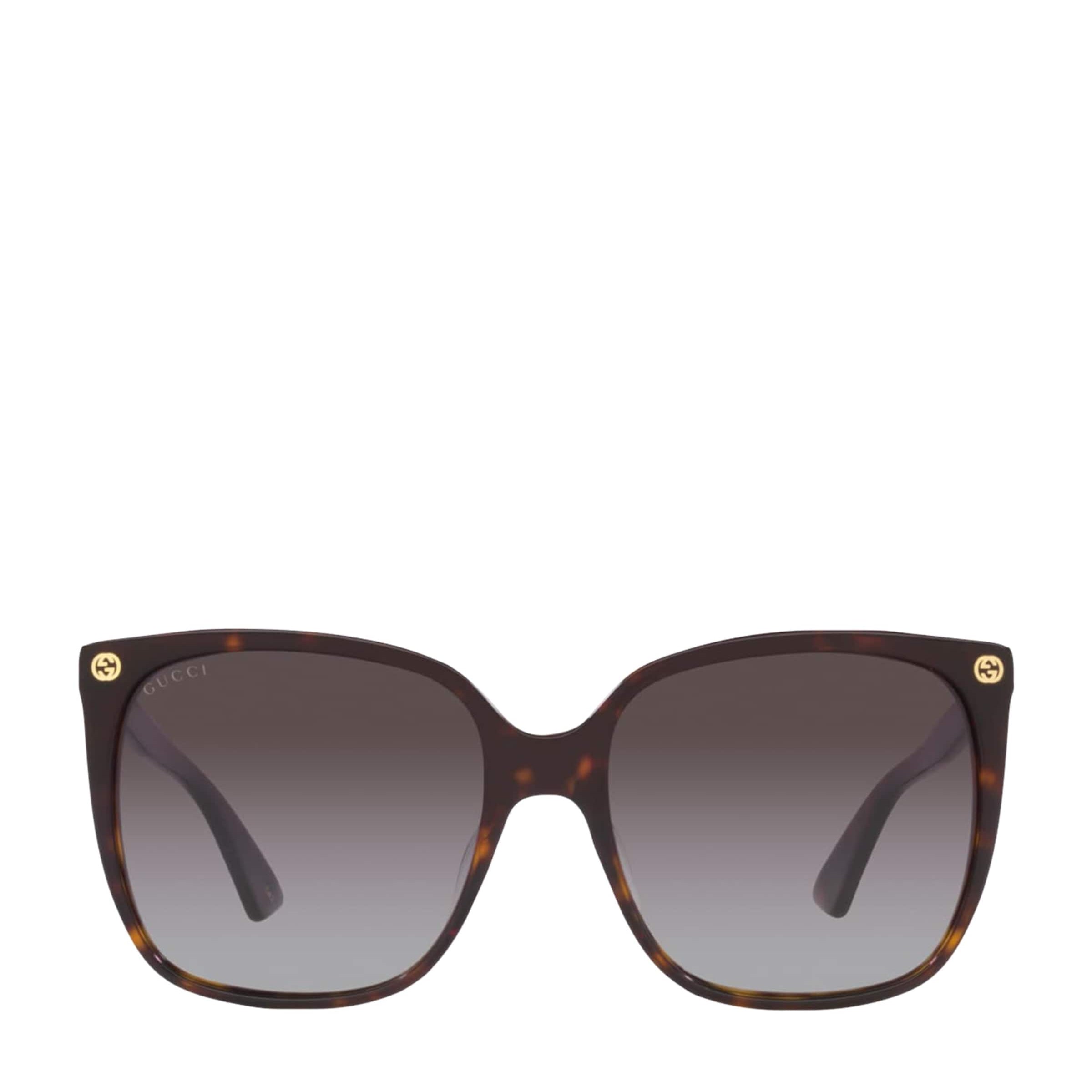 Brown Acetate Square Sunglasses
