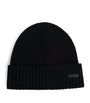 Virgin Wool Logo-Badge Beanie