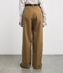 Brown Igor Wide-Leg Tailored Trousers