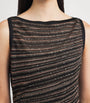 Missoni Stripe Sleeveless Boat Neck Mini Dress