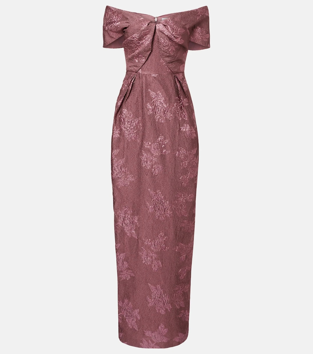 Rebecca Vallance - Levinia off-shoulder brocade gown