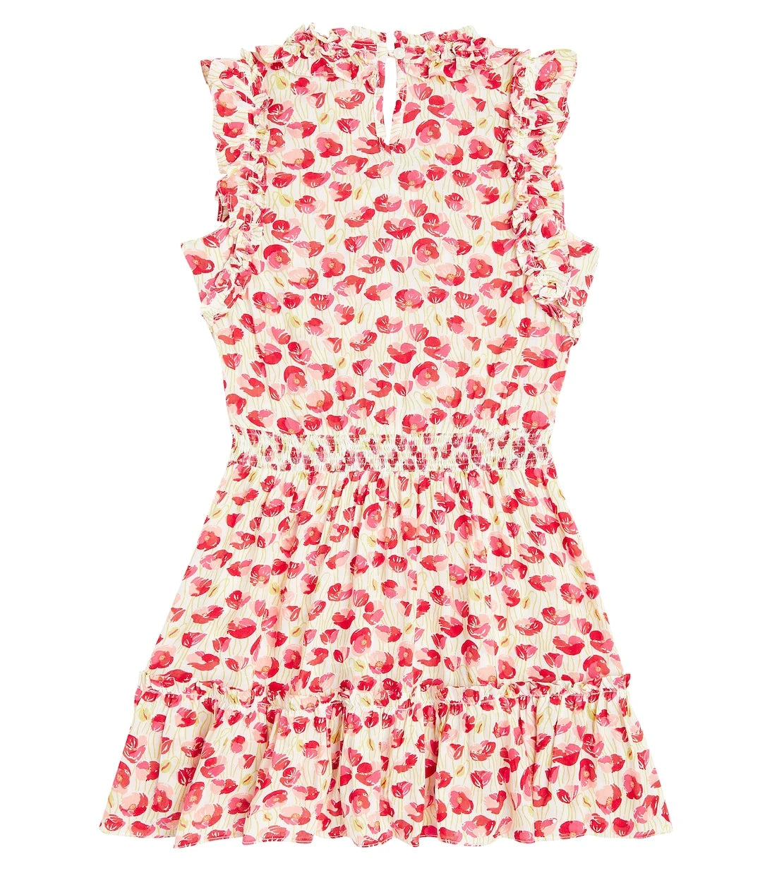 Poupette St Barth Kids - فستان Triny المطبوع