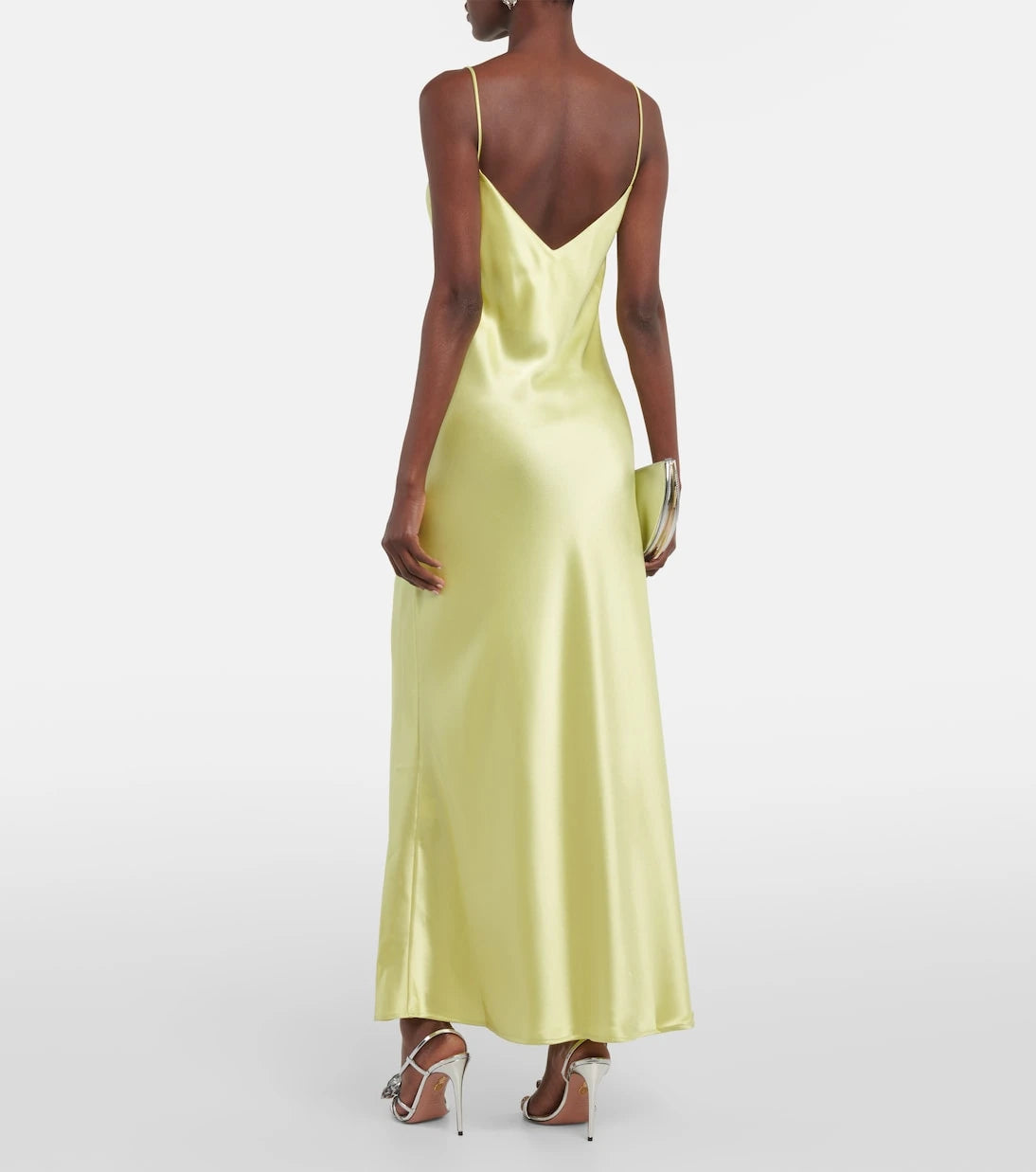 Galvan - Cropped slip dress