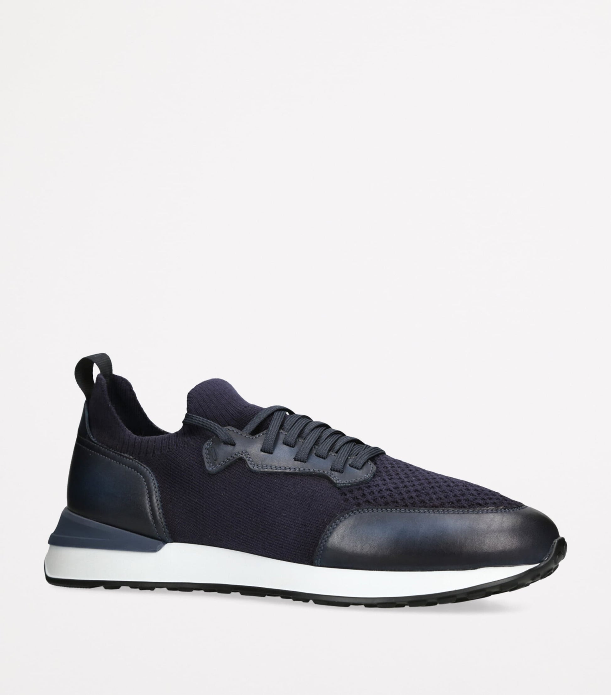 Magnanni Leather-Trim Grafton Sneakers