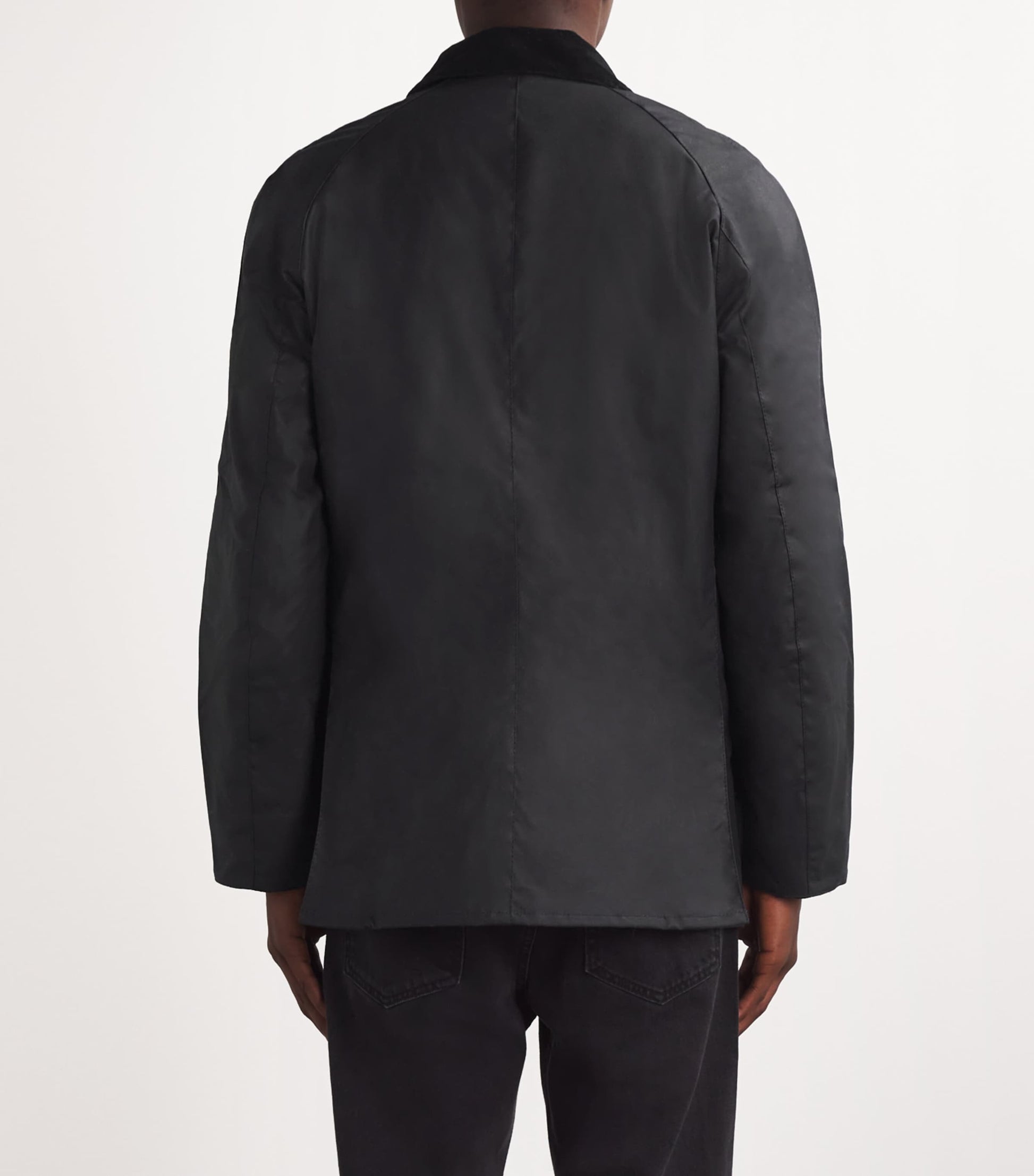 Barbour Navy Waxed Ashby Jacket