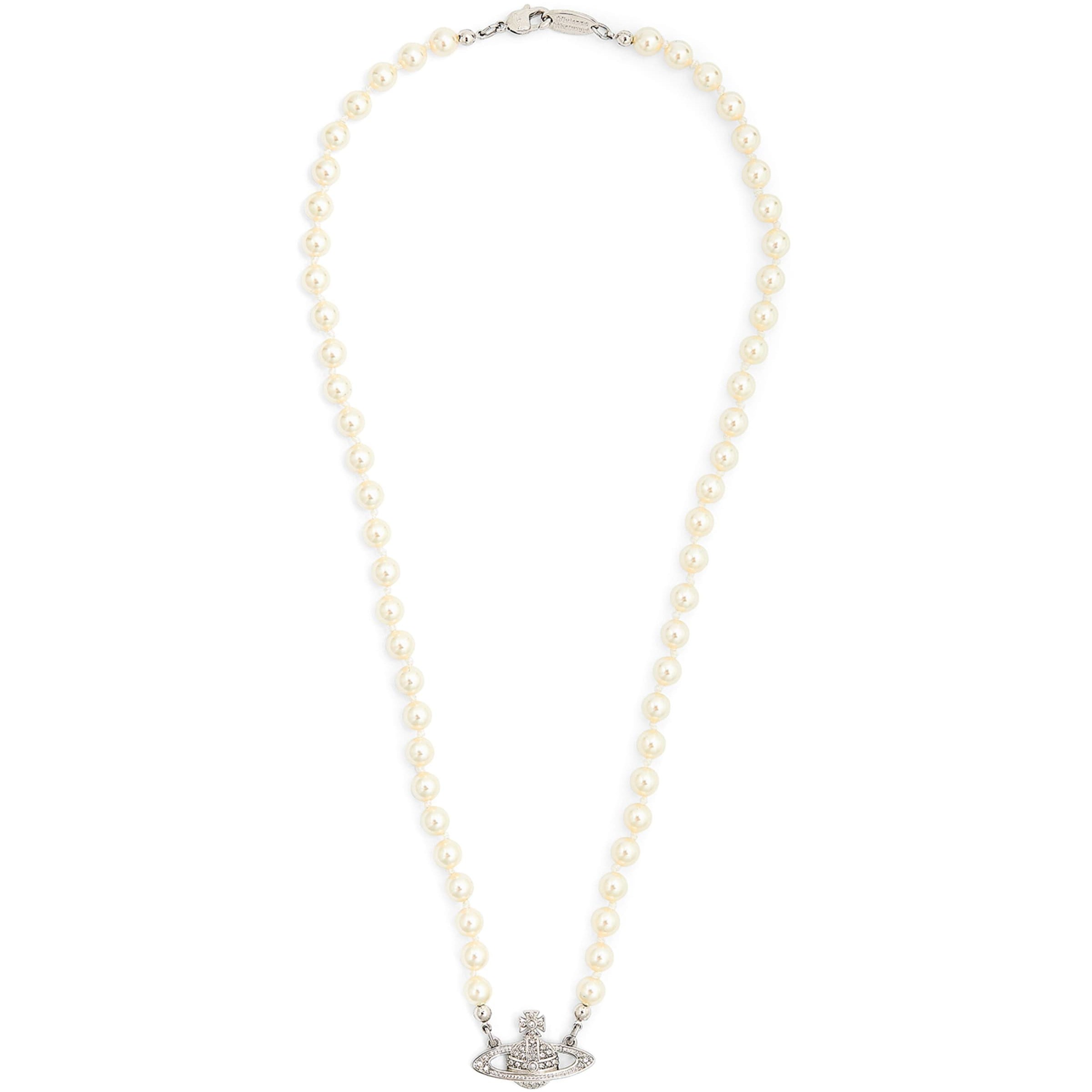 Vivienne Westwood Pearl Mini Bas Relief Necklace