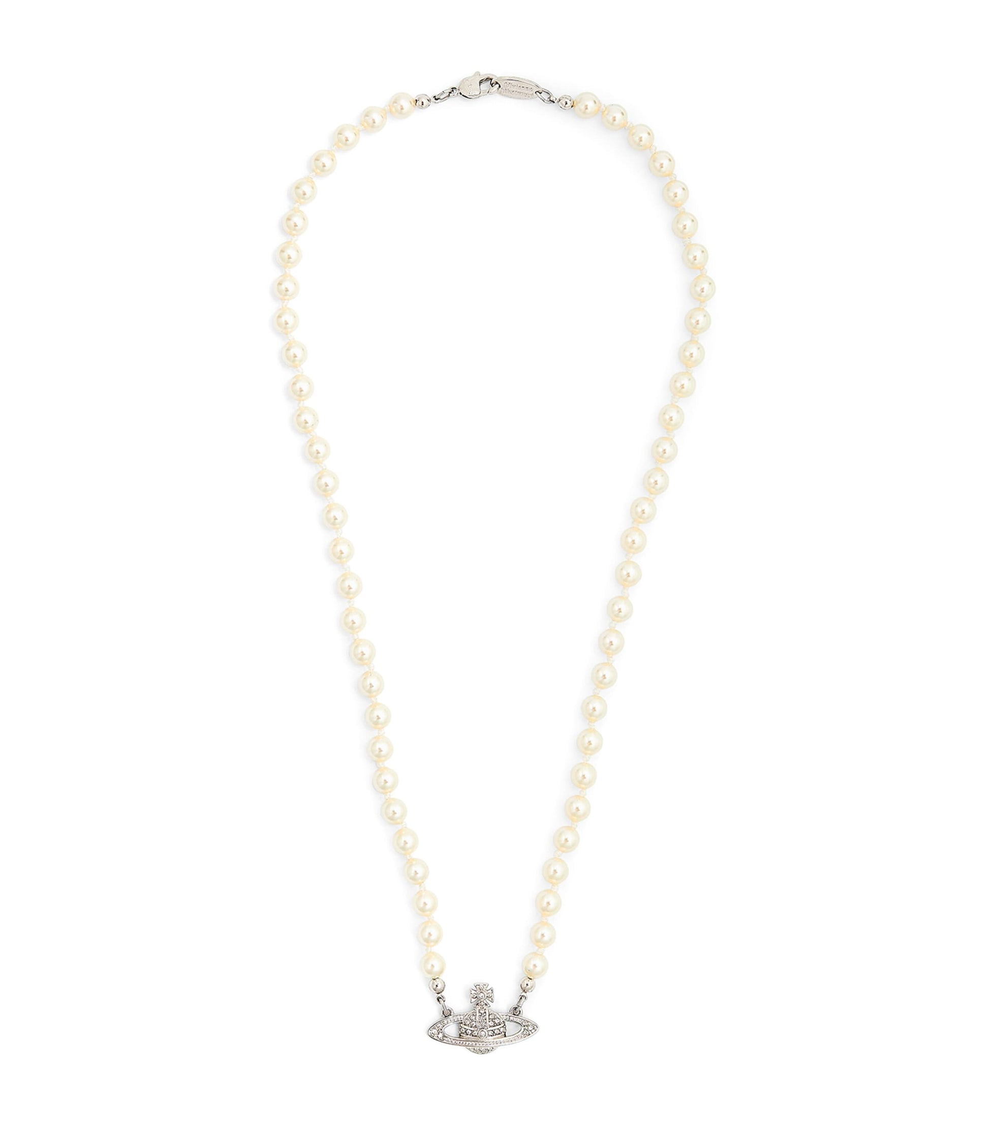 Vivienne Westwood Pearl Mini Bas Relief Necklace