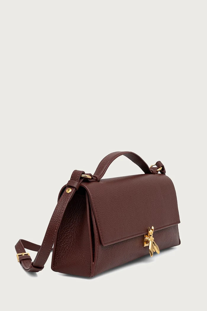 Patrizia Pepe deri kadın crossbody çanta