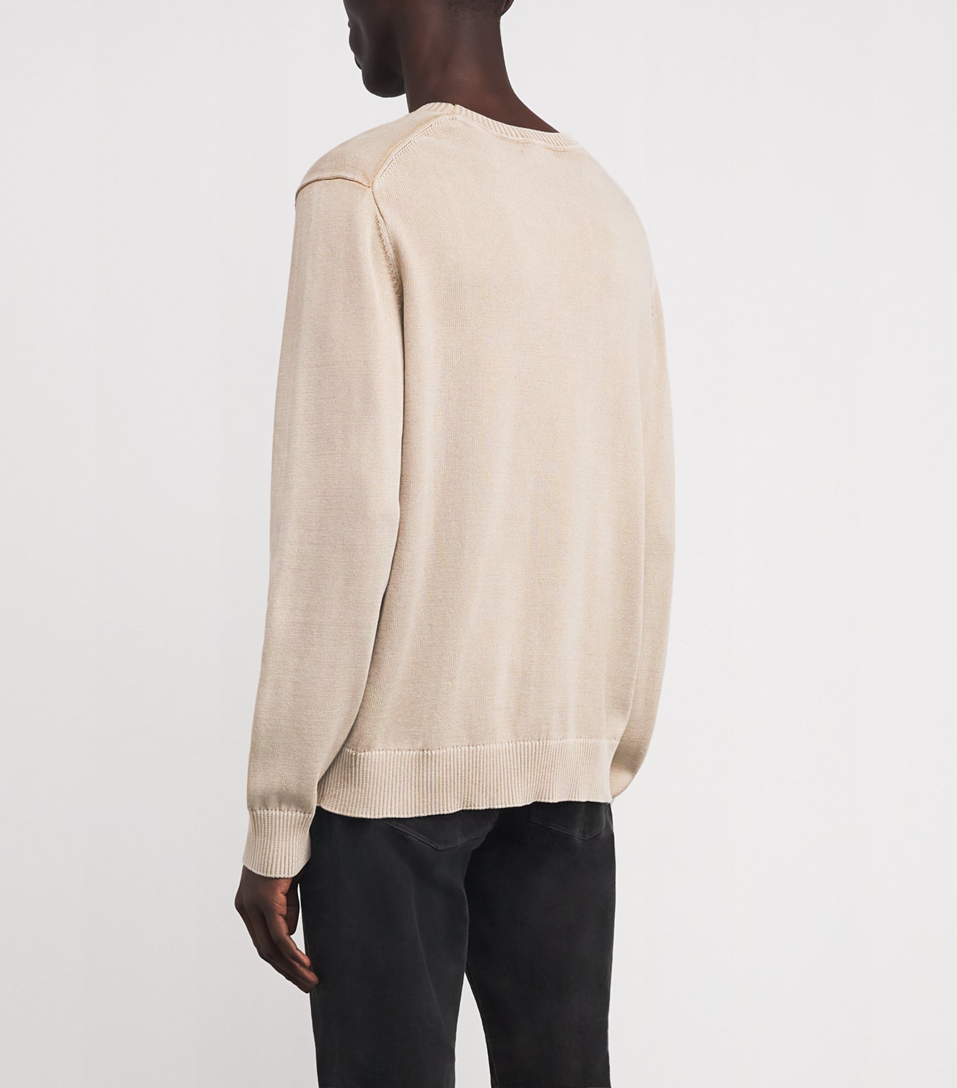 Beige Cotton Wildomar Sweater