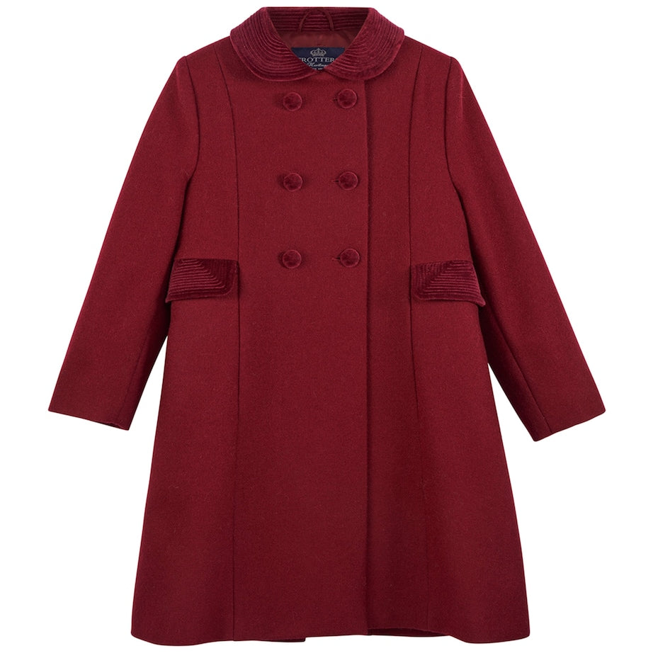 Wool Double-Breasted Coat (2-5 Years)