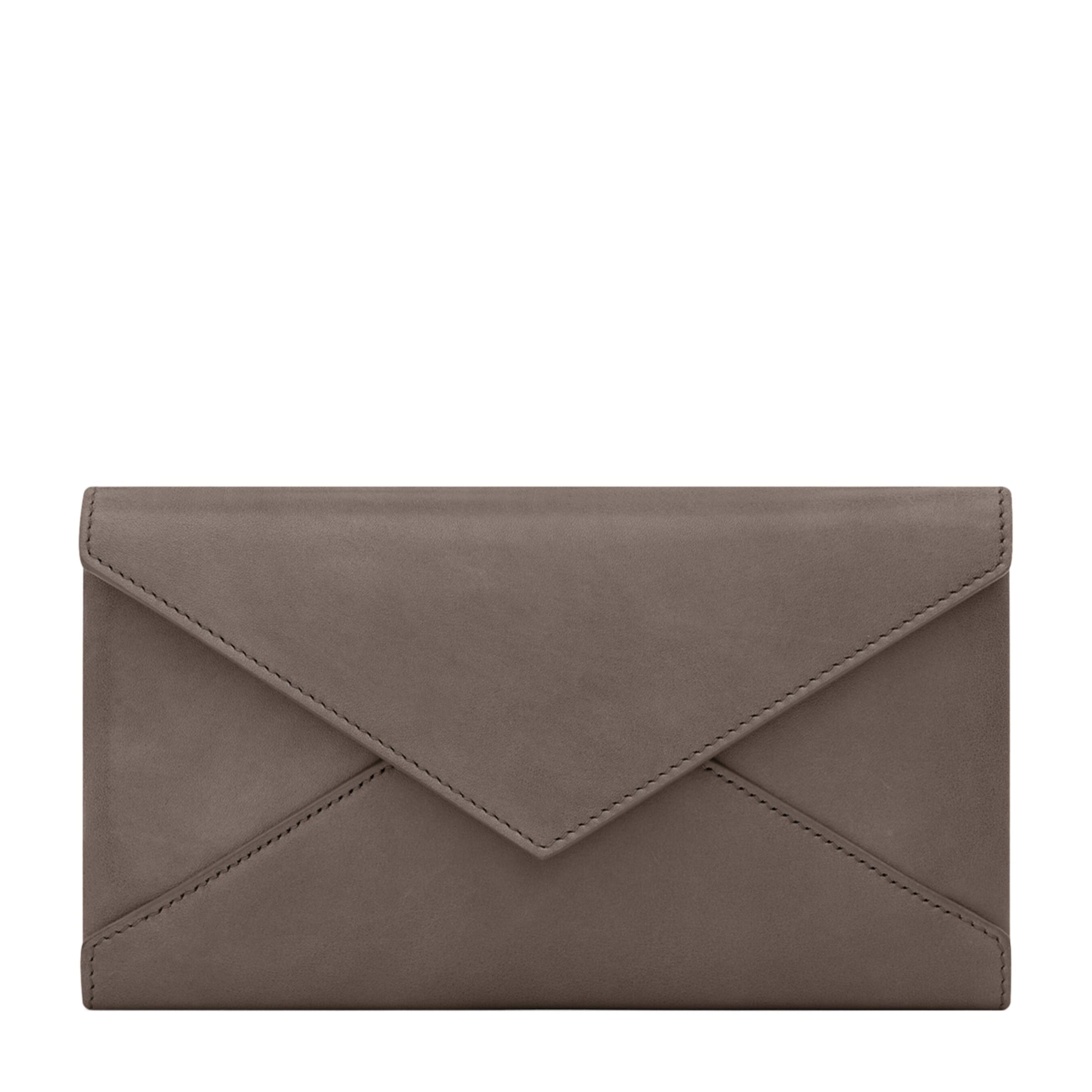 Saint Laurent Grey Large Letter Wallet