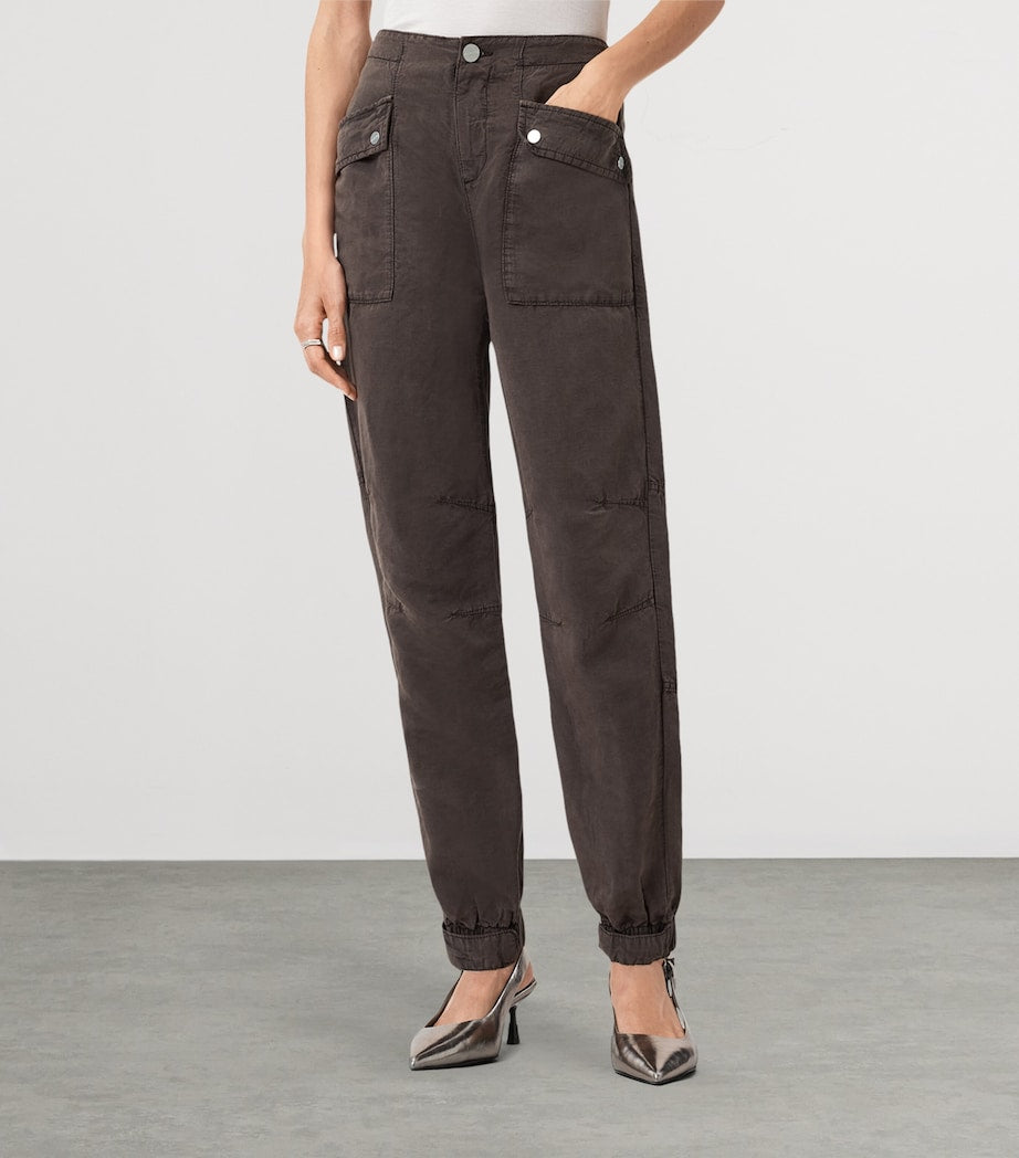 Brown Val Cargo Trousers