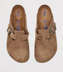 Suede Boston Clogs