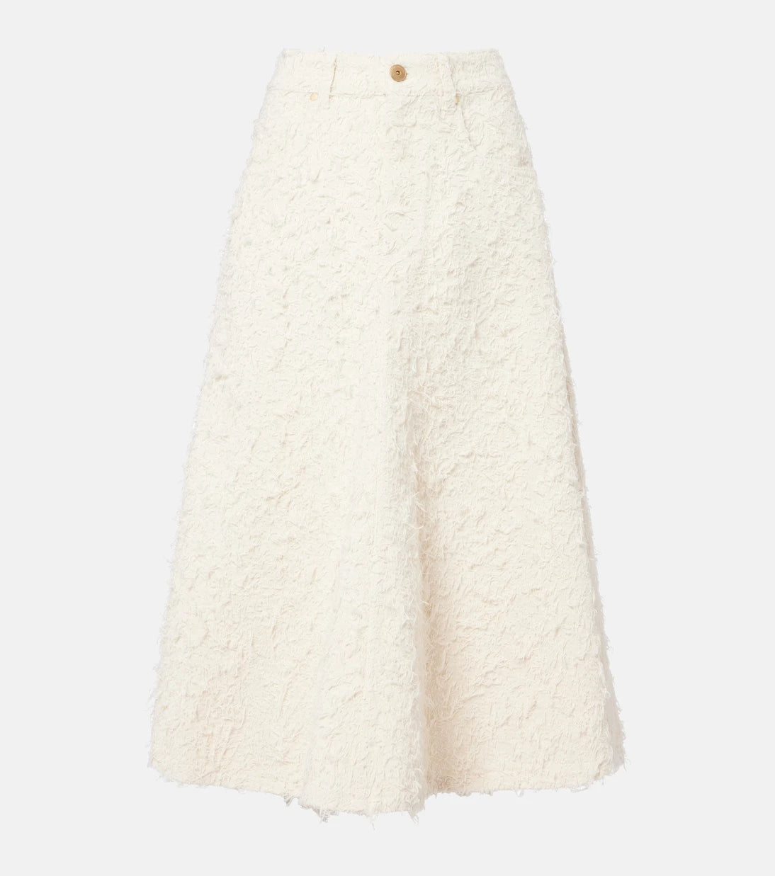 Brunello Cucinelli - Denim midi skirt