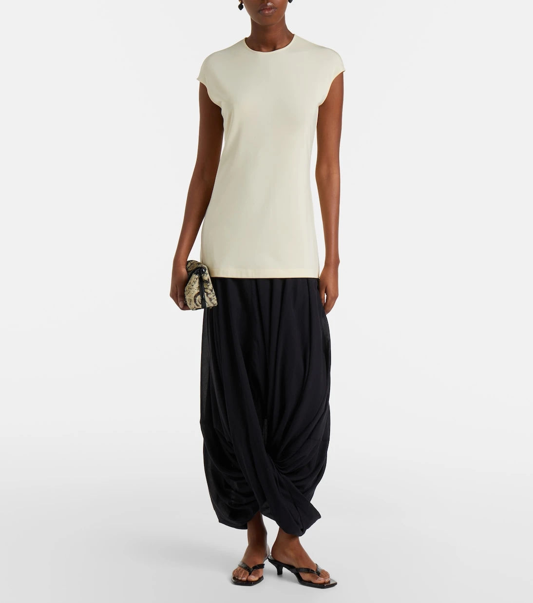 Toteme - Draped midi skirt