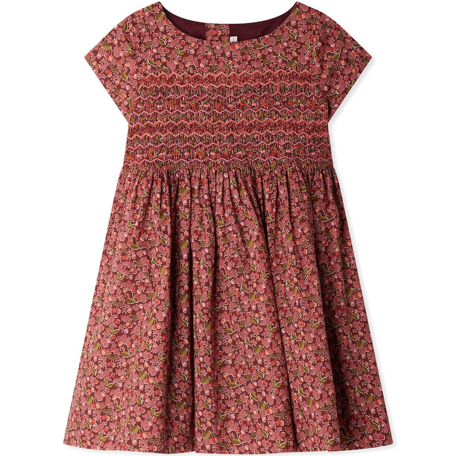 Red Organic Cotton Duchess Dress (10-12 Years)