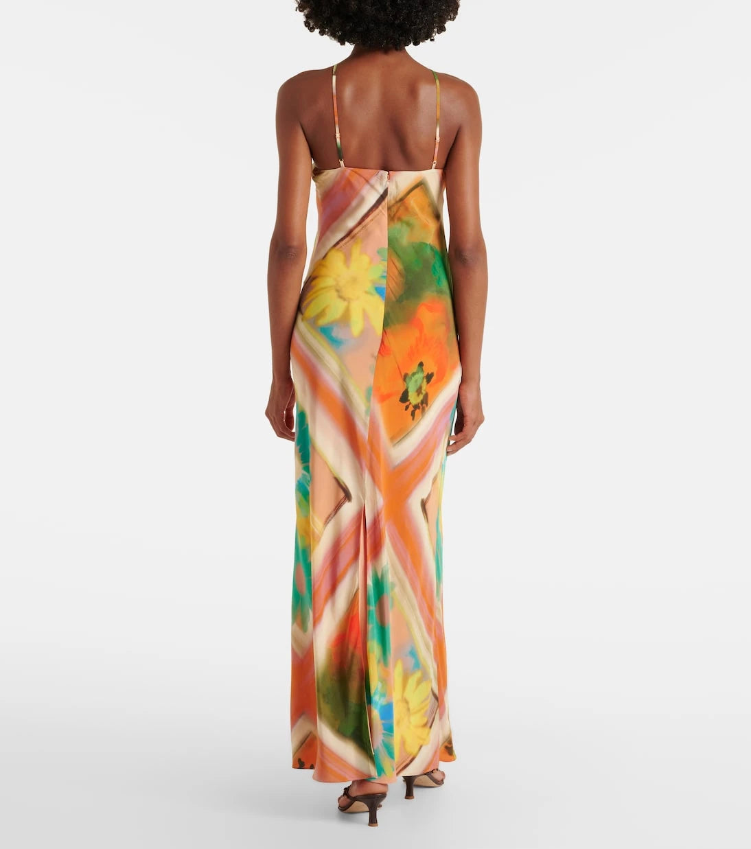Staud - Cubism floral maxi dress