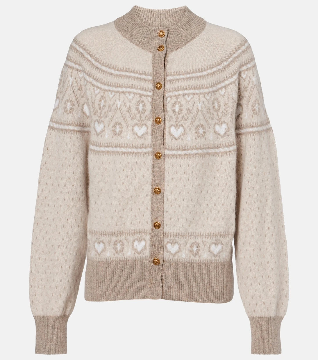 Khaite - Marc Fair Isle cashmere cardigan