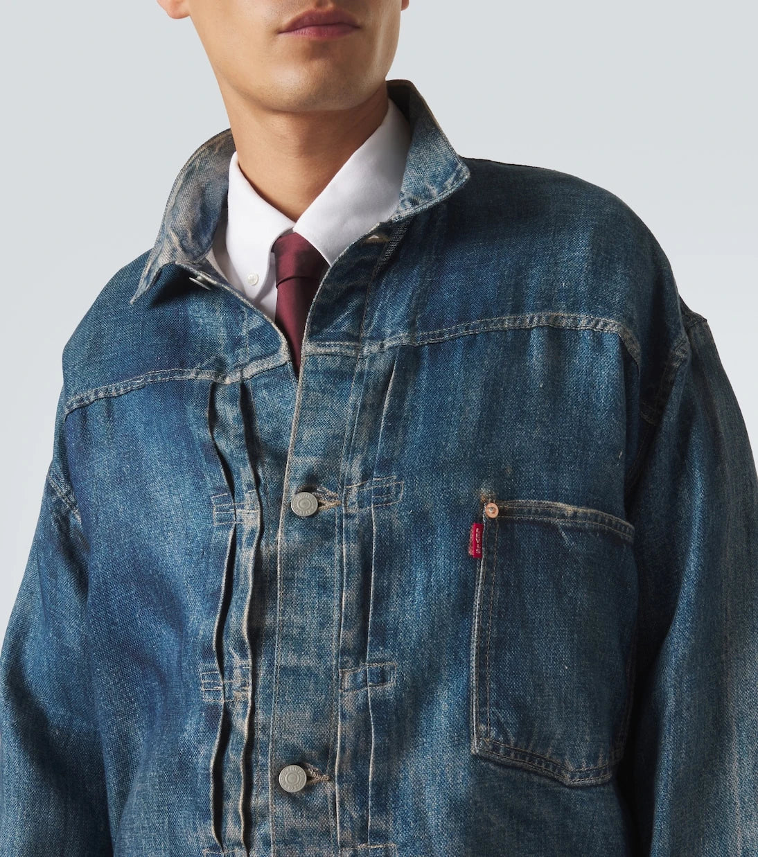 Junya Watanabe - x Levi's® trompe l'œil linen jacket