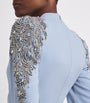 Jenny Packham Blue Embellished Babe Gown