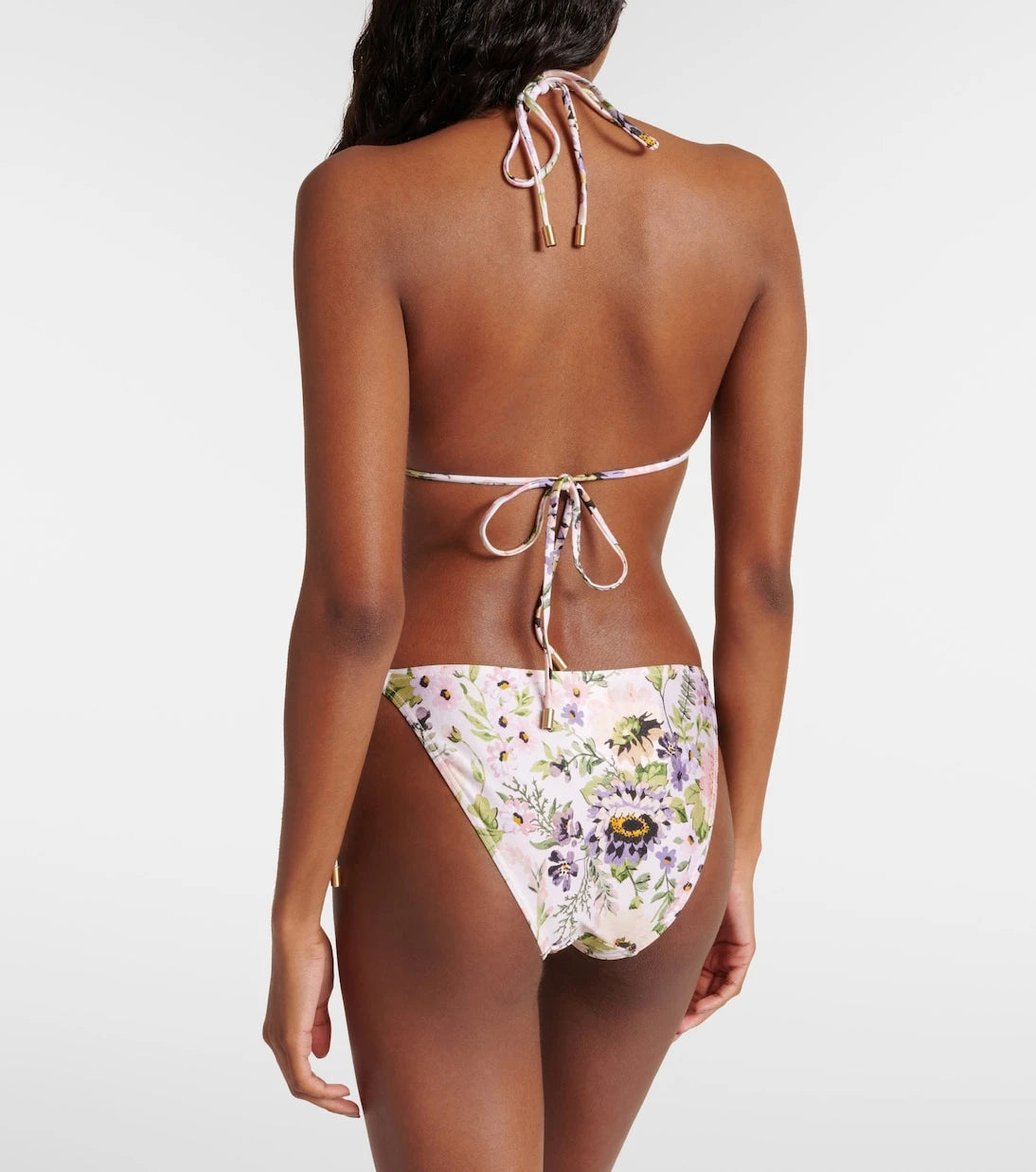 Zimmermann - Halliday floral crochet bikini