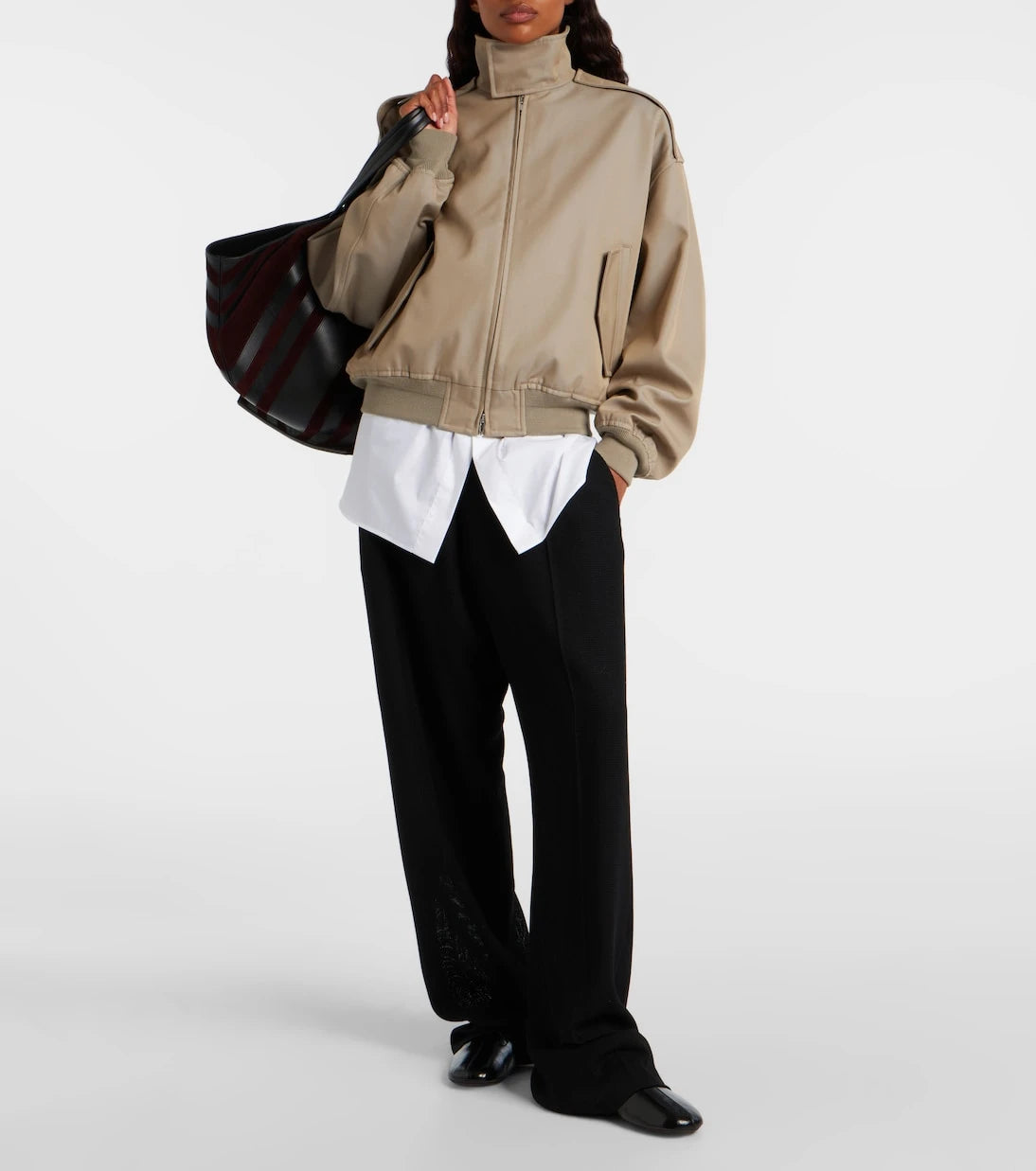 Phoebe Philo - Harrington cotton twill bomber jacket