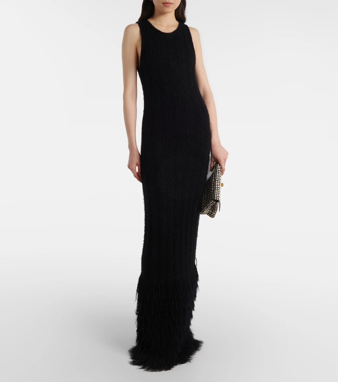 Khaite - Fiore silk and cashmere maxi dress