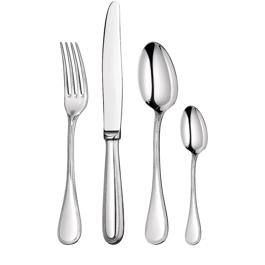 Christofle Perles Silver-Plated 48-Piece Cutlery Set