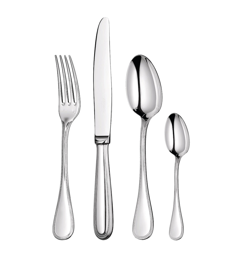 Christofle Perles Silver-Plated 48-Piece Cutlery Set