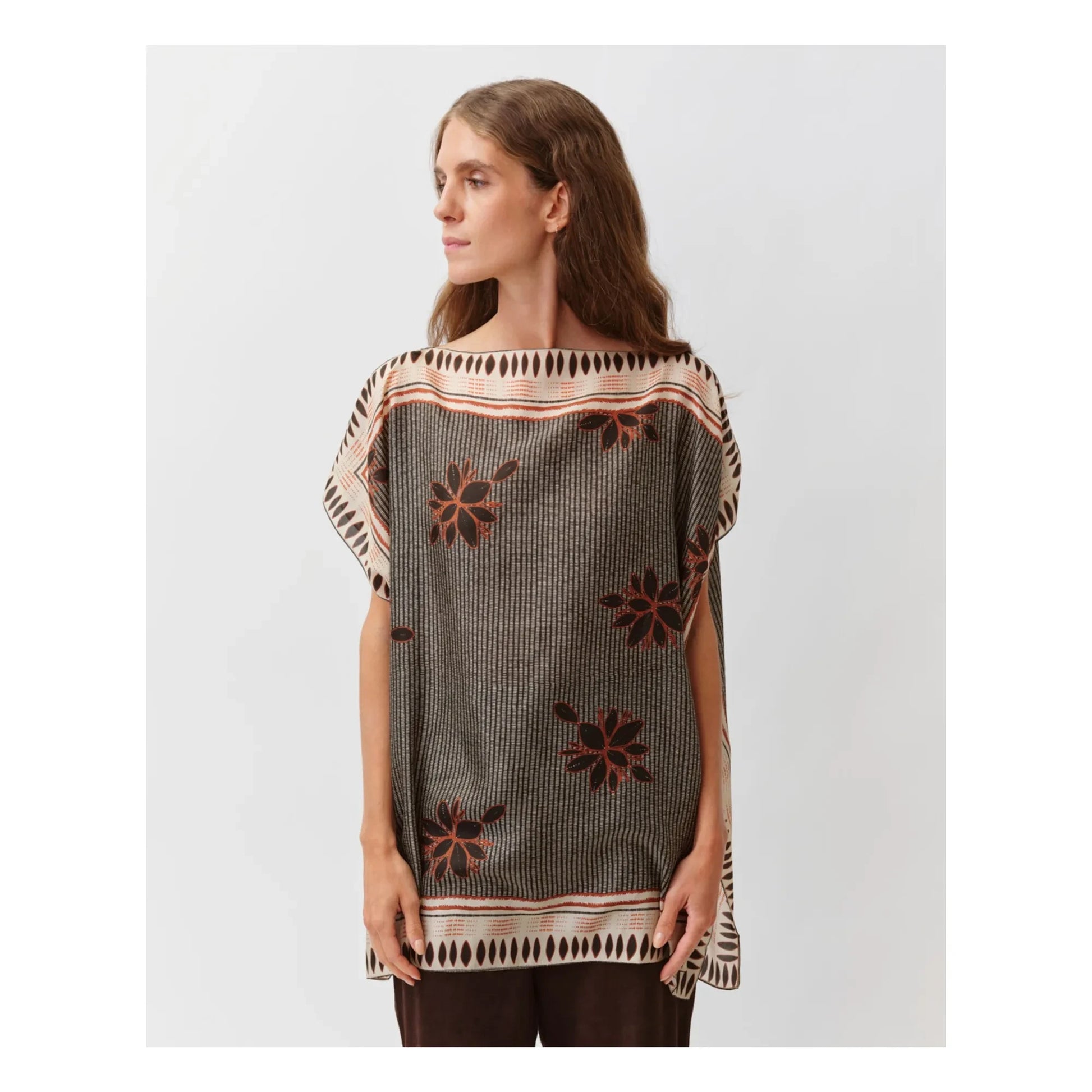 Diega - Tafeo Silk Top | Ecru