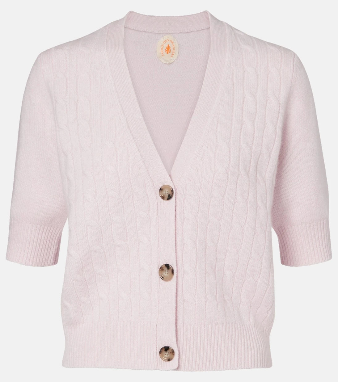 Jardin des Orangers - Cable-knit cashmere-blend cardigan