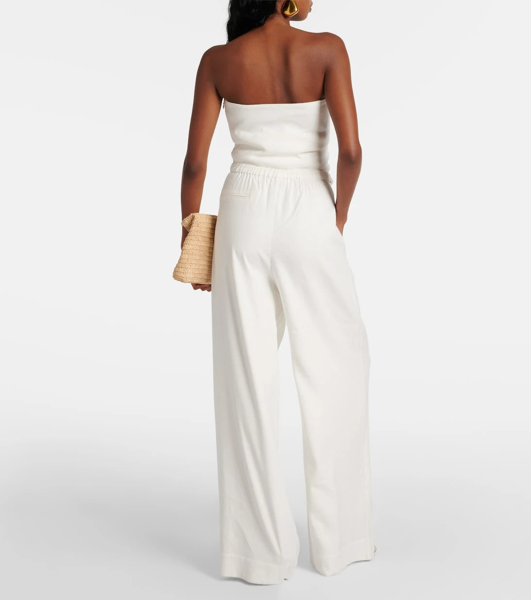 SIR - Dorian linen-blend wide-leg pants