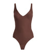 Unlined Plunge Thong Bodysuit