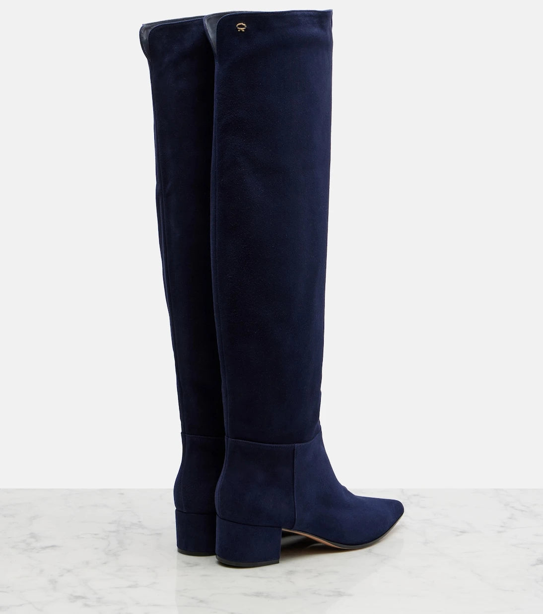 Gianvito Rossi - Suede knee-high boots