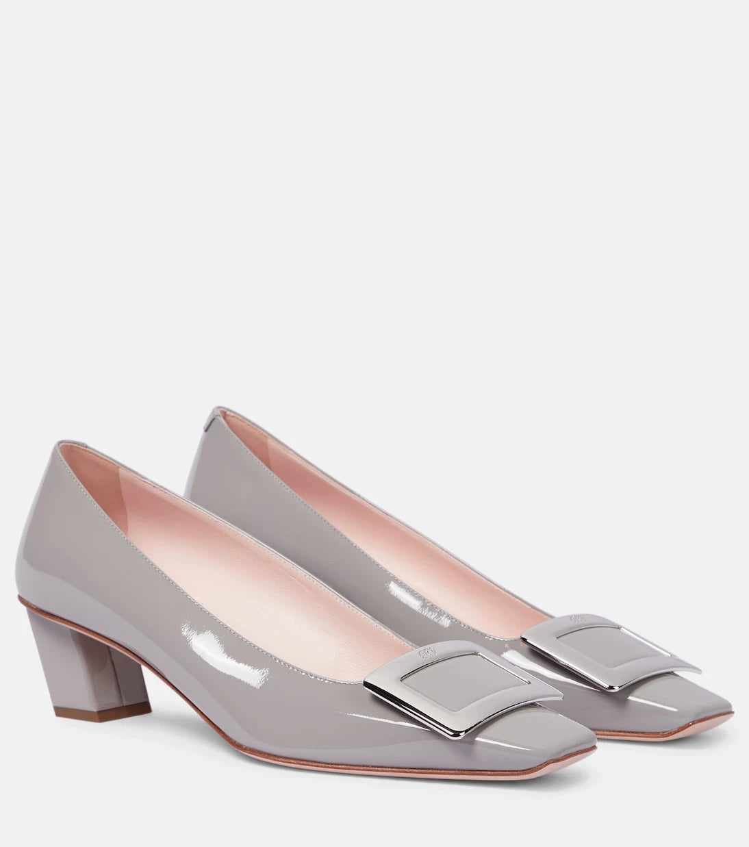 Roger Vivier - Belle Vivier 45 patent leather pumps