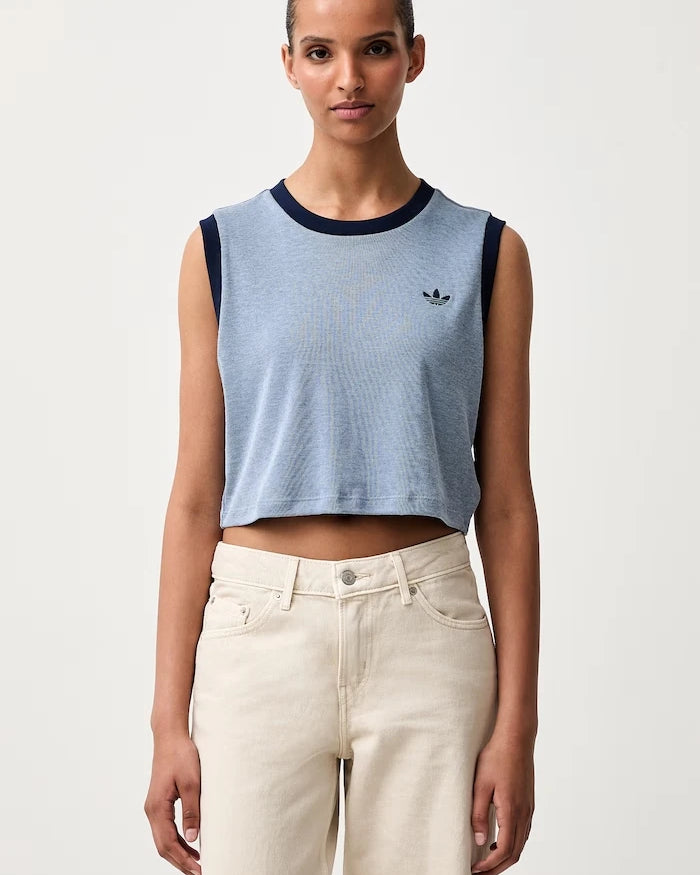 adidas Originals Heather modal kadın kısa top