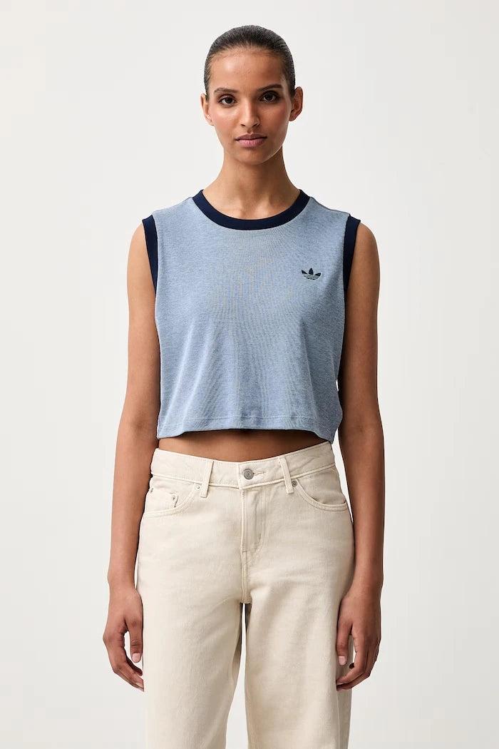 adidas Originals Heather modal kadın kısa top