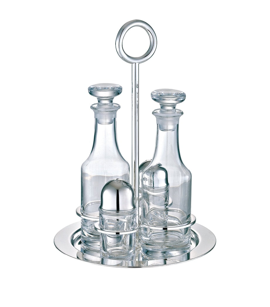 Crystal Vertigo 4-Piece Cruet Set