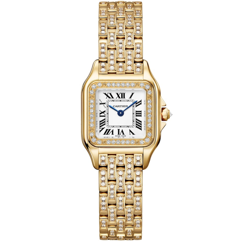 Yellow Gold and Diamond Panthère de Cartier Watch 22mm