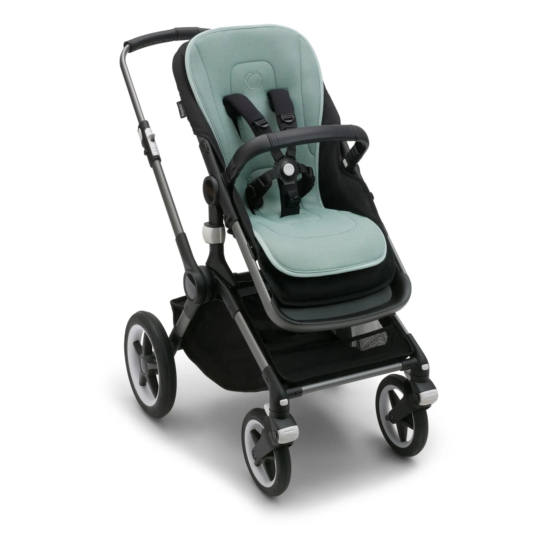 Bugaboo - Reversible Comfort Stroller Pillow | Chrome green
