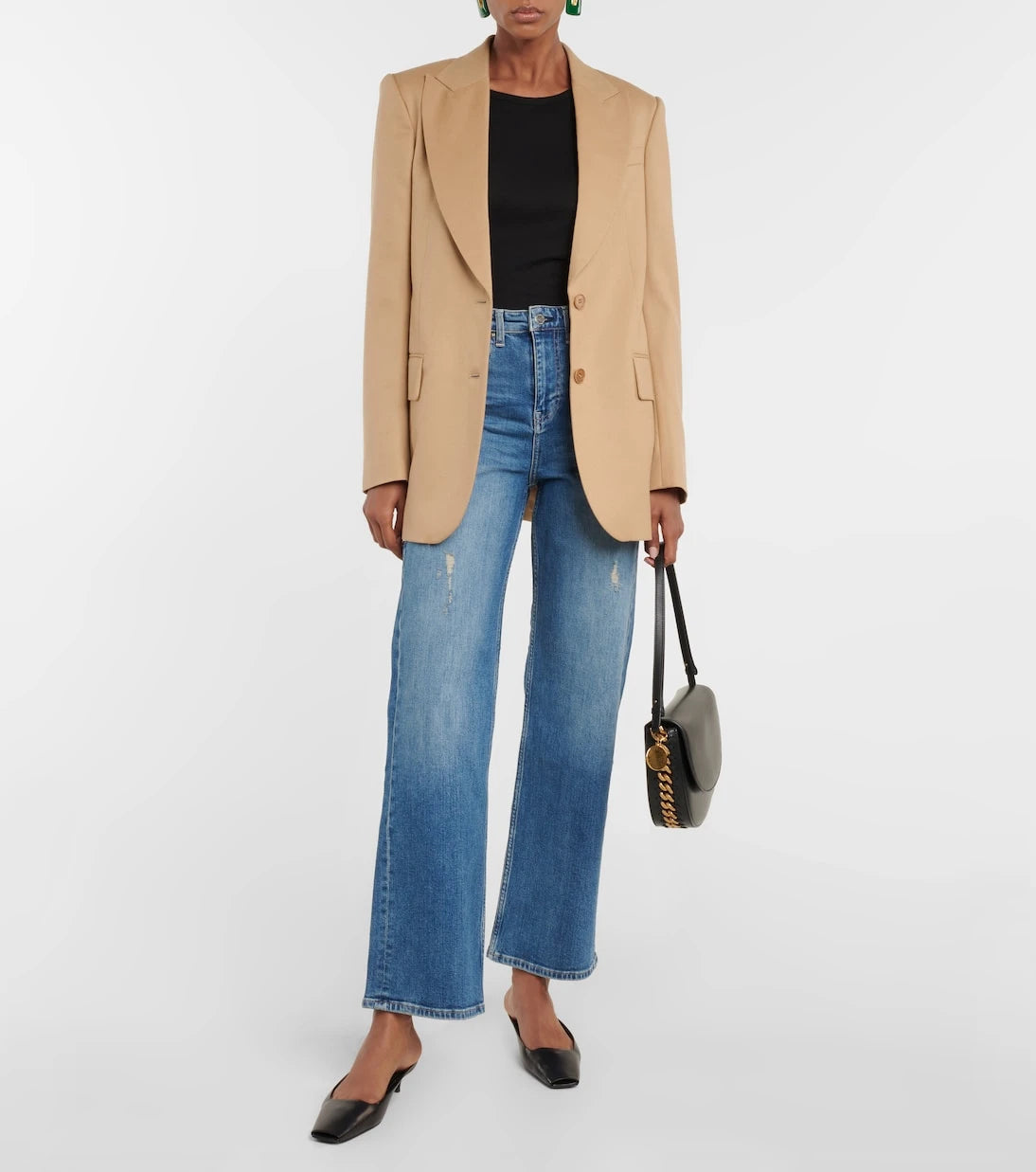 AG Jeans - High-rise boyfriend jeans