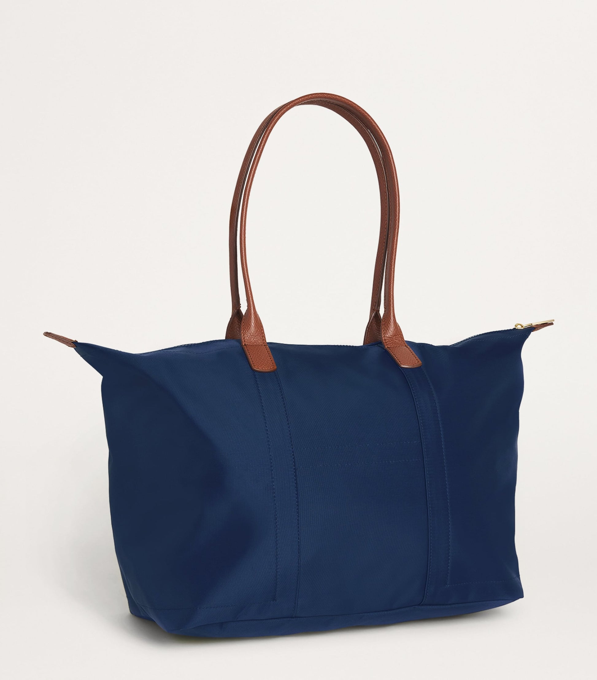 Harrods Navy Medium Nylon Tote Bag