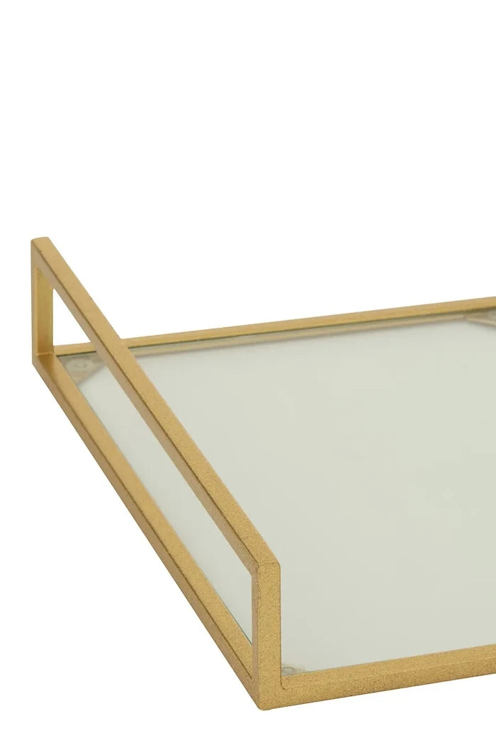 J-Line cam servis tepsileri seti, cam 50 x 35 x 7 cm