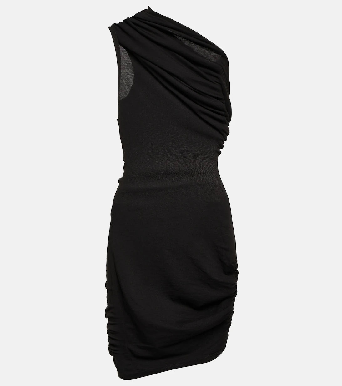 Entire Studios - Ruched cotton-blend jersey minidress