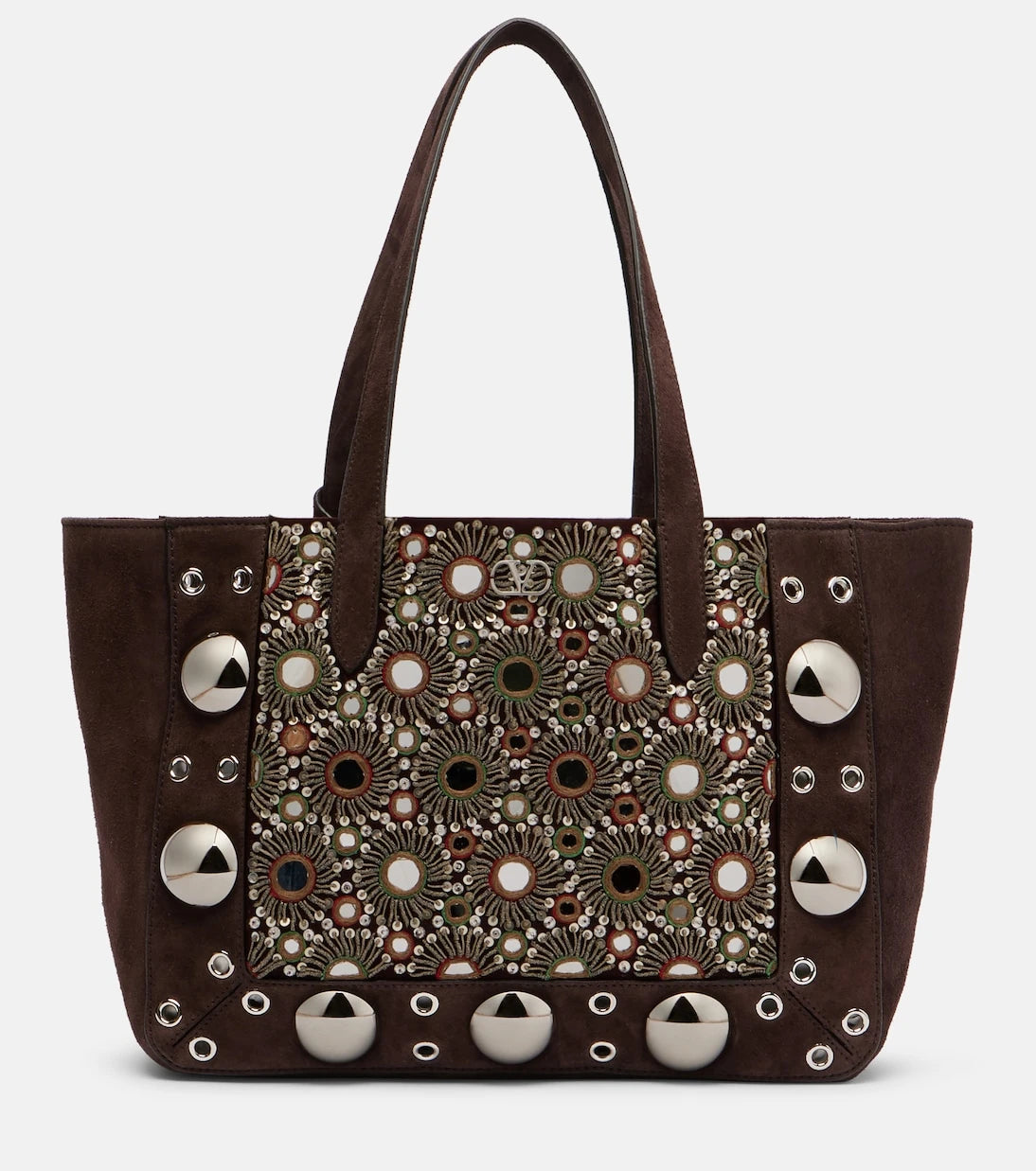 Valentino Garavani - Nellcôte Medium suede tote bag